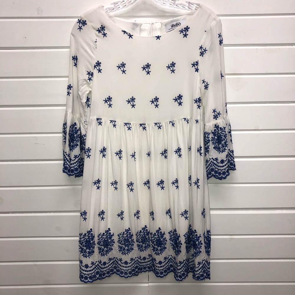 Lulu’s White Bobo Inspired Dress